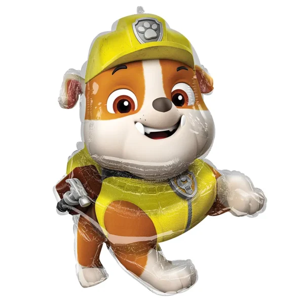 Μπαλόνι 3D foil Rubble - Paw Patrol, για παιδικό party.