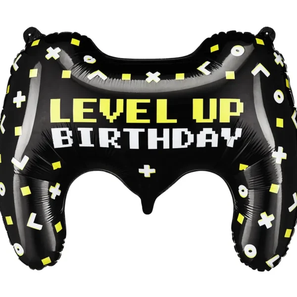 Μπαλόνι foil ''Level Up'' Gamers, για παιδικό party.