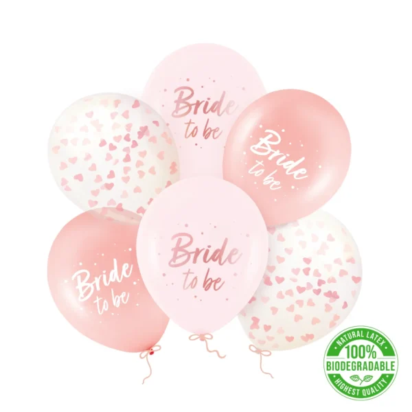 Μπαλόνια Latex σύνθεση bride to be, για party ενηλίκων.