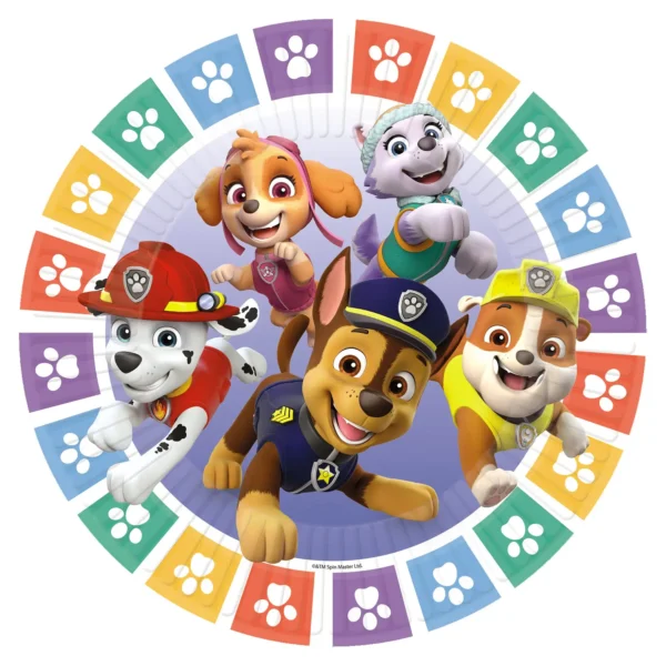 Χάρτινα πιάτα Paw Patrol, για παιδικά party.