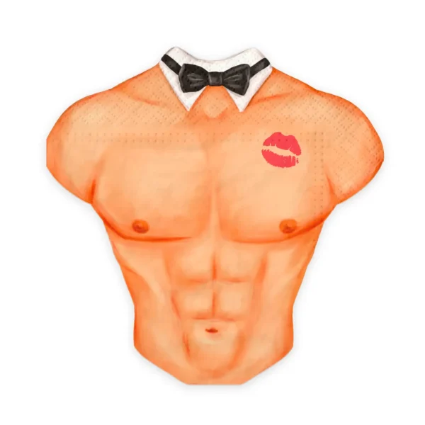 Χαρτοπετσέτες men body, για party ενηλίκων.